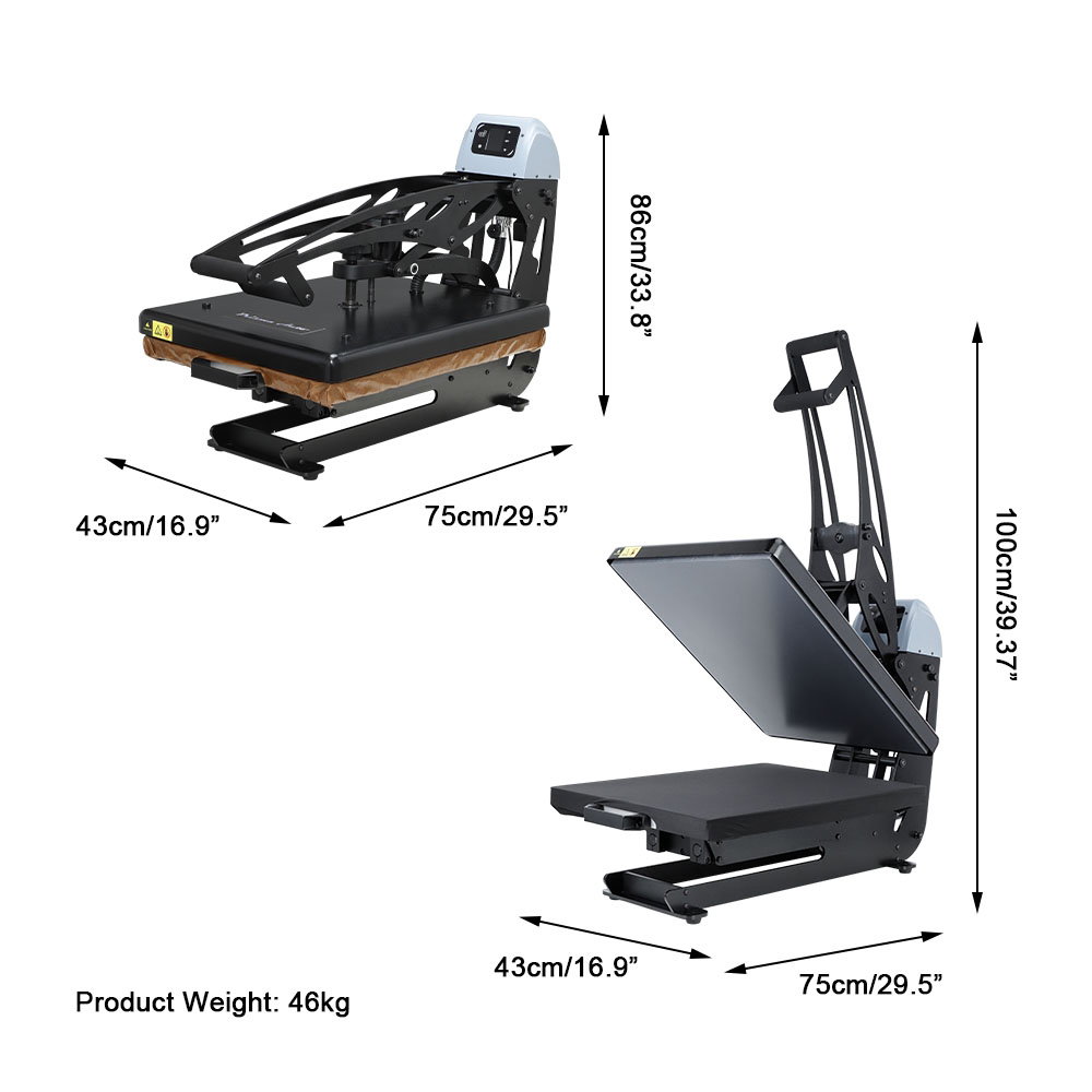 Automatic Clamshell Heat Press 15x15 - Prisma Auto - DTF Station