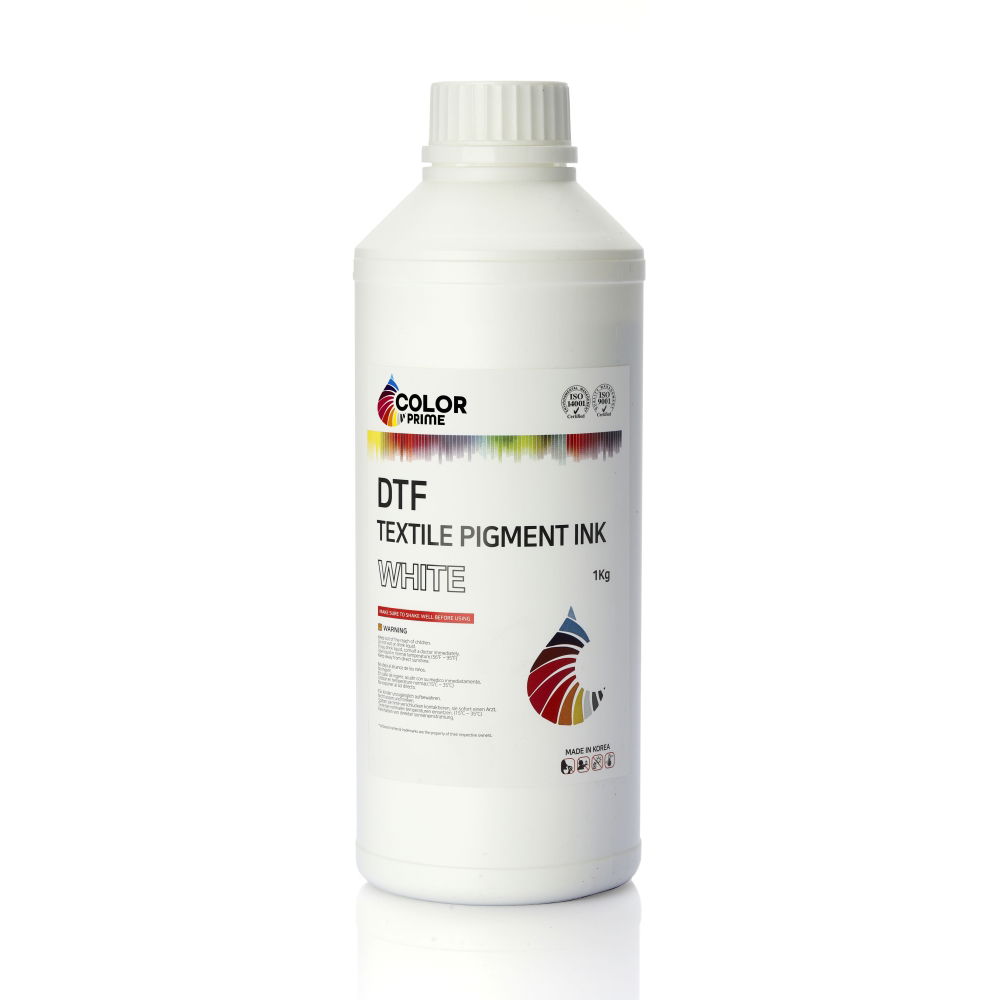 DTF インク　ホワイト　１リットル　８本 Premium DTF Ink - 1 Liter White for Direct To Film Printers – DTF