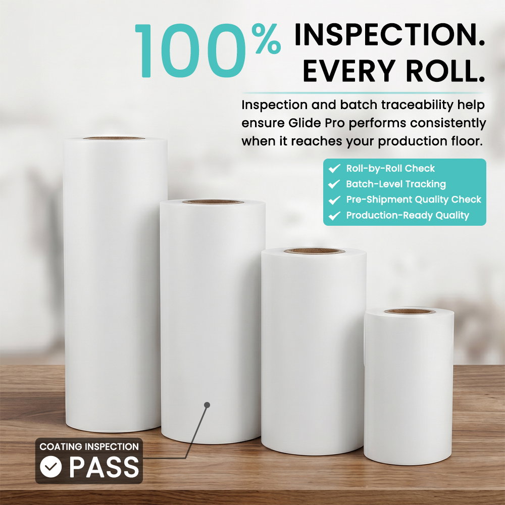 Color Prime® Glide Pro Hot Peel DTF Film Roll - Double Side Coated - Image 5