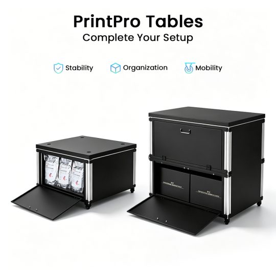 PrintPro Table - Storage Cabinets Floor Stand Table