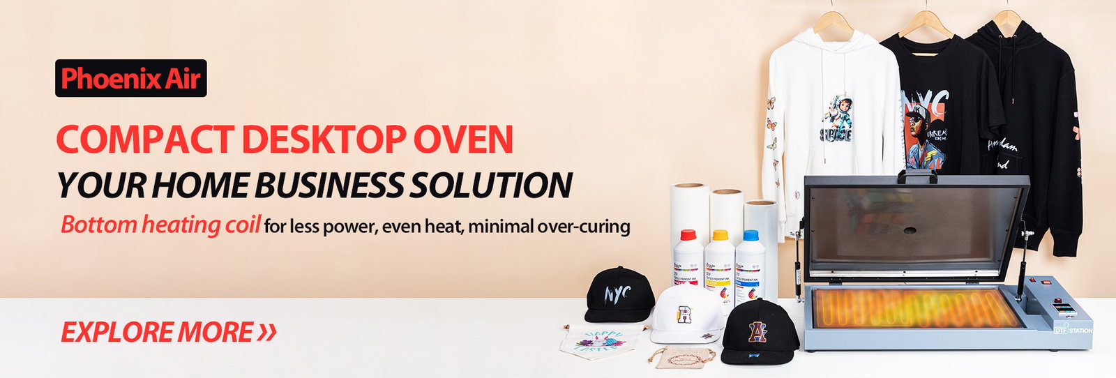 Phoenix Air DTF Curing Oven DTF Oven