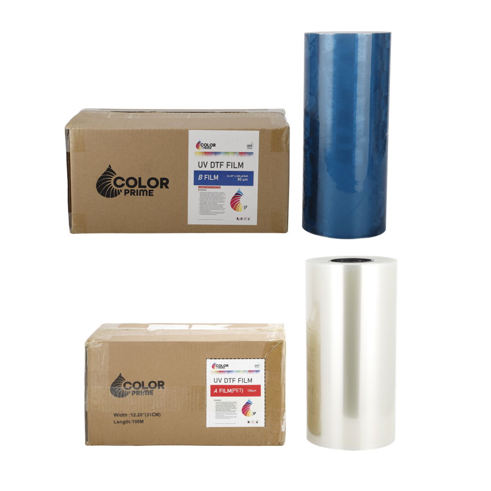 Color Prime UV DTF Film Rolls - 31cm/62cm - DTF Station