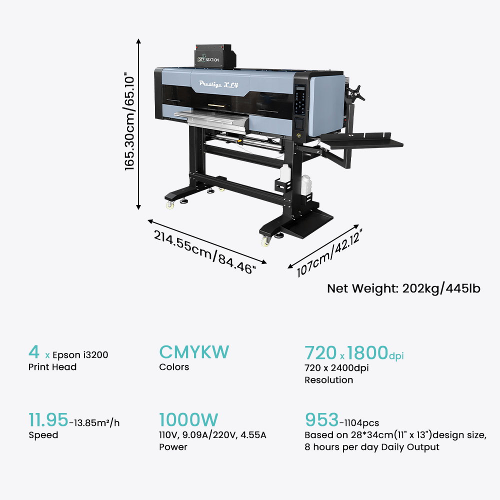 Prestige XL4 60cm DTF Printer High-Speed Commercial Solution | DTF