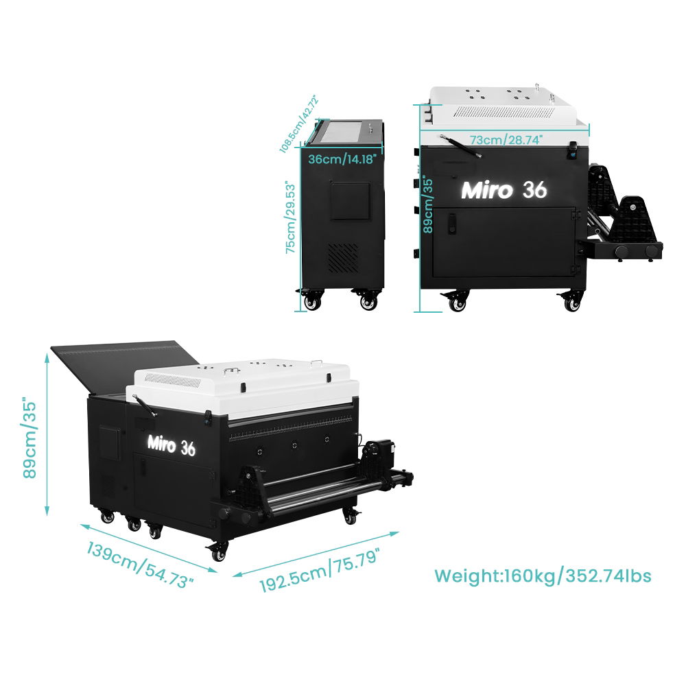 Miro 36 DTF Powder Shaker and Dryer - DTF Station