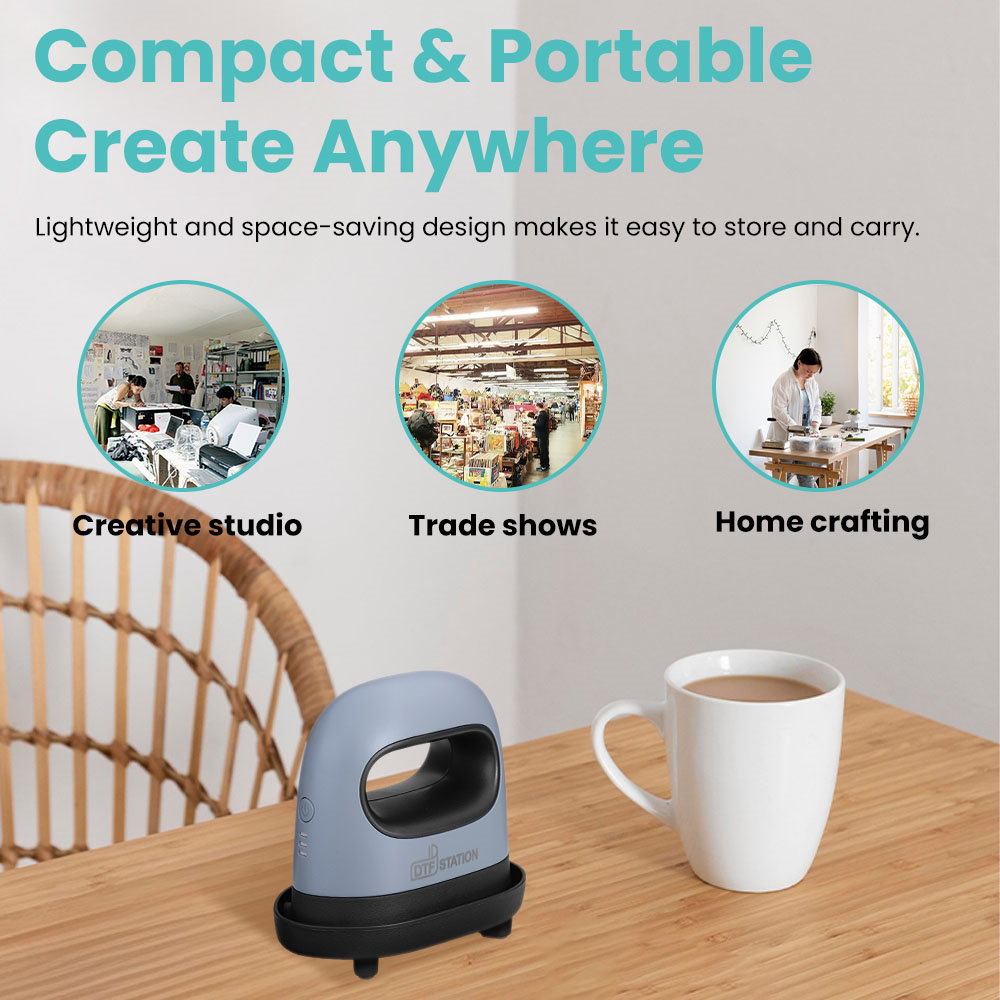 Mini Heat Press for Home Crafting