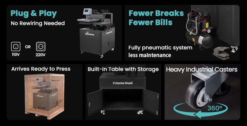 Prisma Dual Heat Press 9