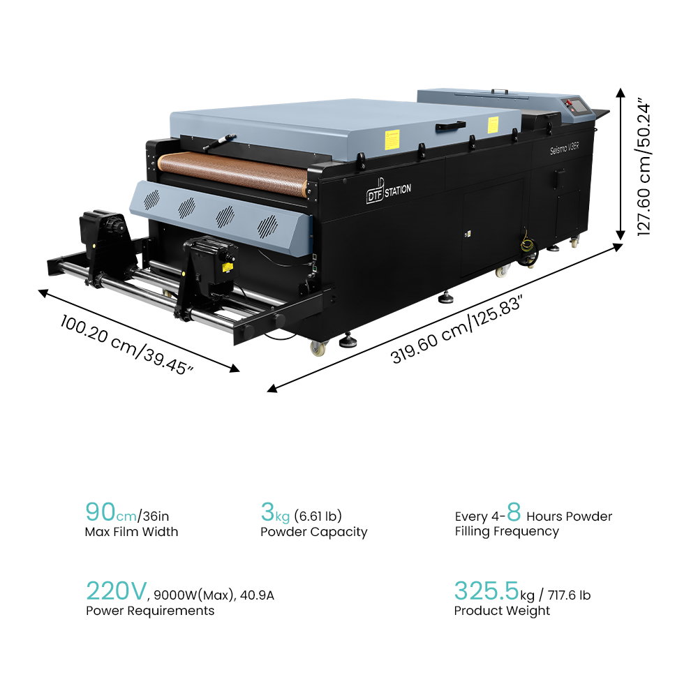 Seismo V36R 36" Powder Shaker & Dryer - Image 6