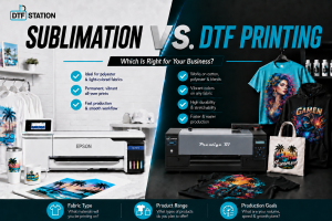 DTF VS Sublimation Printing