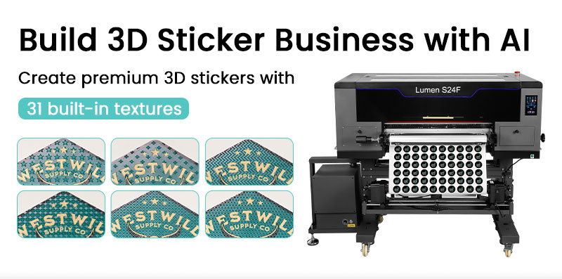 Lumen S24F 3D UV DTF Printer