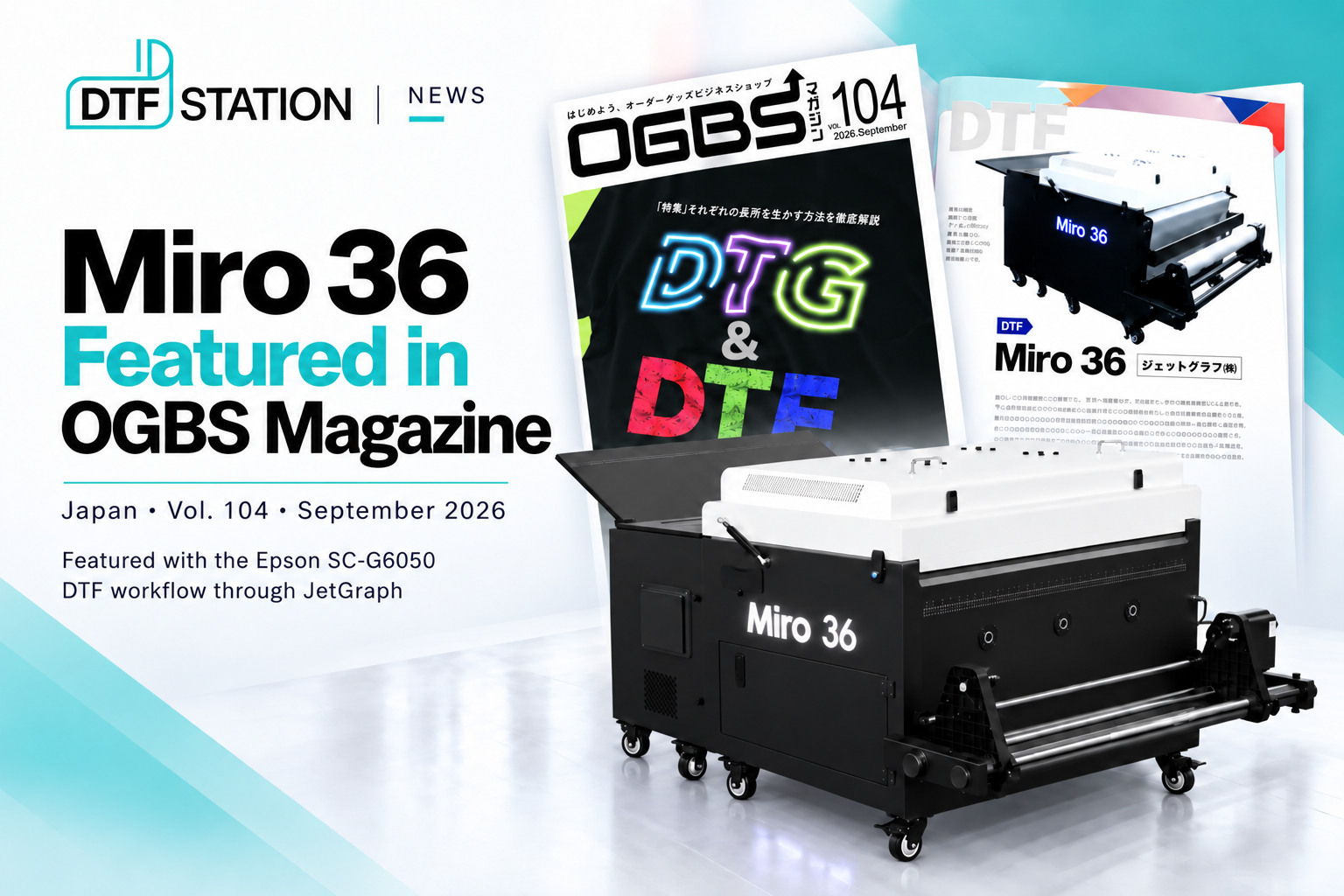 Miro 36 Shaker Featured in OGBS Magazine Cover